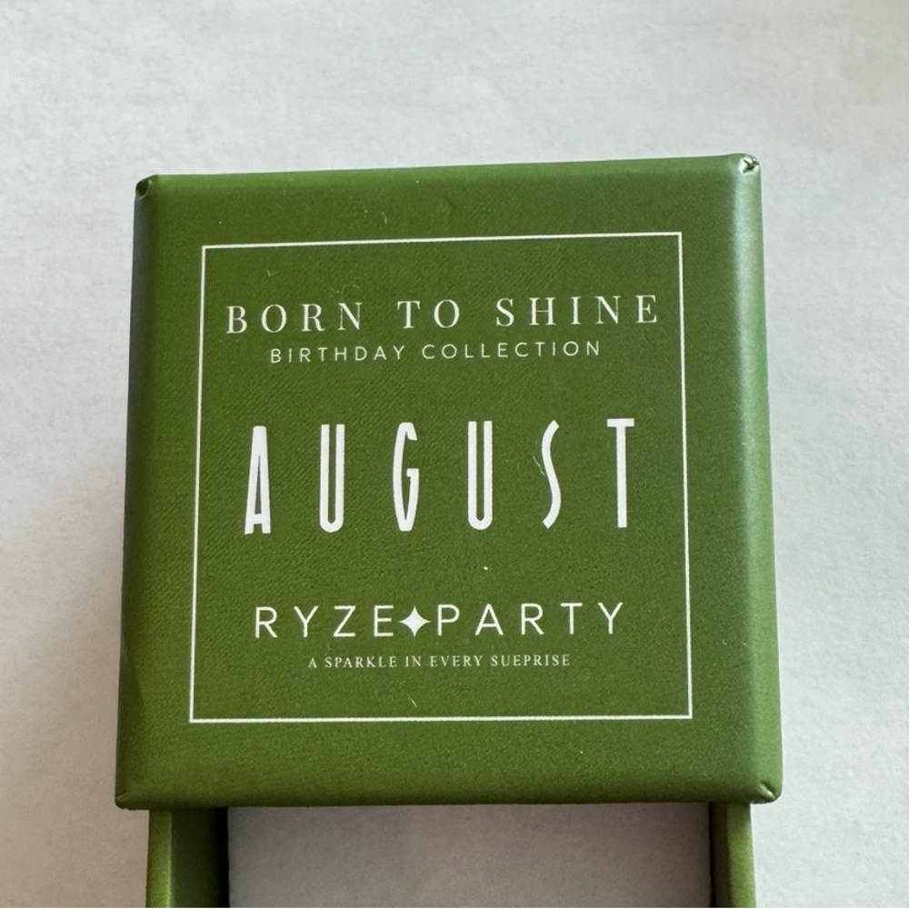 Born To Shine Ryze Party Matcha Ice CZ White Frost CZ Sterling Ring Size 7 - Picture 8 of 8